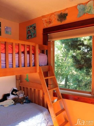 简约风格别墅经济型130平米卧室儿童床海外家居