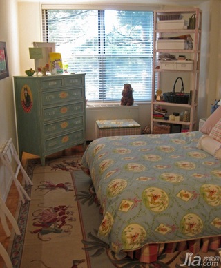 混搭风格二居室简洁富裕型卧室床海外家居