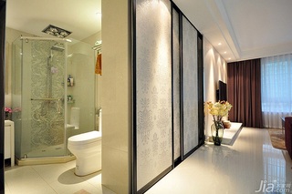简欧风格二居室富裕型卫生间过道设计