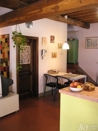 欧式风格复式经济型70平米餐厅餐桌海外家居