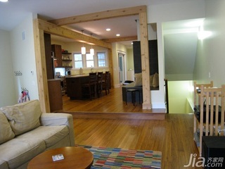 美式乡村风格复式经济型120平米客厅沙发海外家居