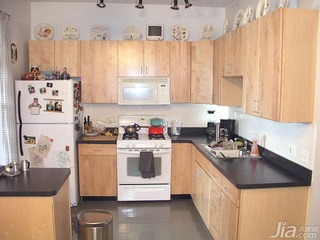 混搭风格公寓经济型120平米厨房橱柜海外家居