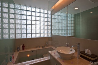 美式乡村风格四房以上富裕型140平米以上卫生间洗手台台湾家居