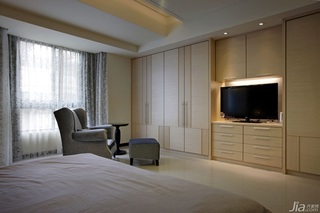 混搭风格公寓富裕型140平米以上卧室吊顶电视柜台湾家居