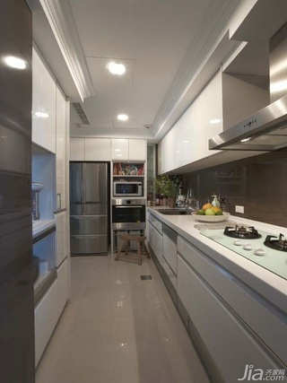 新古典风格公寓富裕型140平米以上厨房吊顶橱柜台湾家居