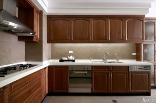新古典风格公寓豪华型140平米以上厨房橱柜台湾家居