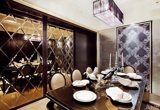 新古典风格别墅豪华型140平米以上餐厅餐厅背景墙餐桌台湾家居