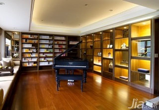 中式风格公寓豪华型140平米以上书房书架台湾家居