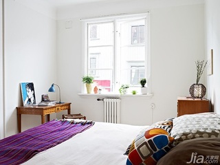 简约风格小户型经济型60平米卧室床效果图