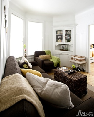 欧式风格公寓富裕型客厅沙发海外家居