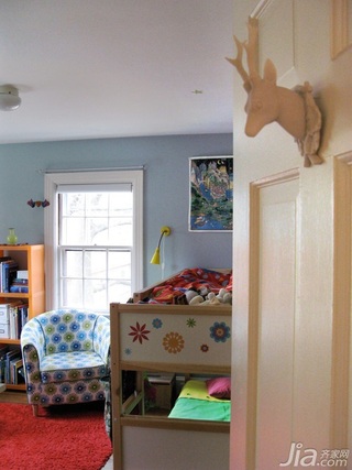 简约风格复式简洁富裕型儿童房床海外家居