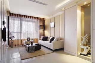 简约风格小户型经济型60平米客厅沙发背景墙沙发台湾家居