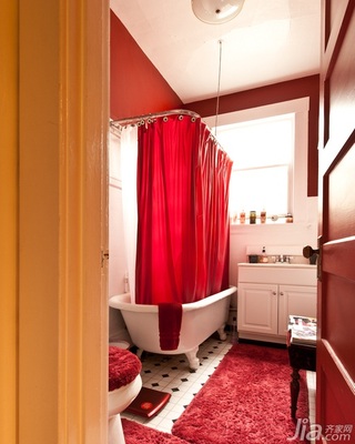 欧式风格公寓富裕型卫生间浴室柜海外家居
