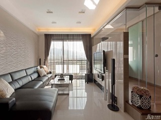 简约风格公寓富裕型80平米客厅沙发背景墙沙发台湾家居