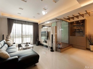 简约风格公寓富裕型80平米客厅吊顶沙发台湾家居