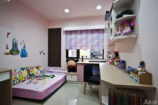 简约风格公寓富裕型80平米儿童房儿童床台湾家居