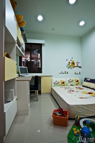 简约风格公寓富裕型80平米儿童房儿童床台湾家居