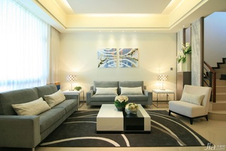 简约风格别墅富裕型140平米以上客厅沙发背景墙沙发台湾家居