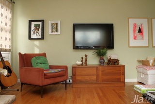 简约风格二居室简洁5-10万客厅电视背景墙沙发海外家居