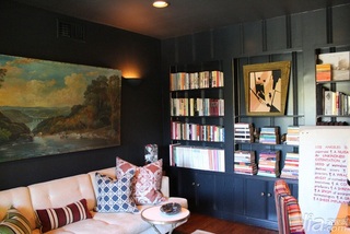 简约风格复式富裕型书房沙发背景墙沙发海外家居