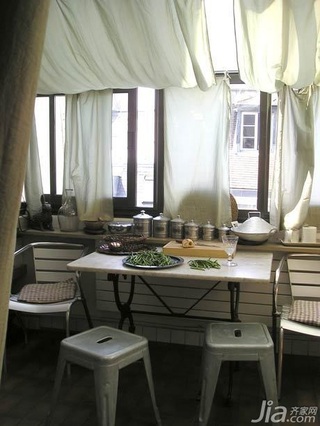 新古典风格复式经济型110平米餐厅餐桌海外家居