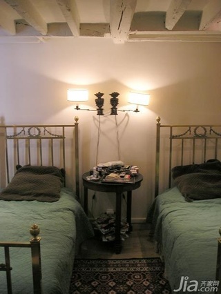 新古典风格复式舒适经济型110平米卧室床海外家居