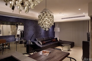 简约风格公寓富裕型90平米客厅沙发背景墙沙发台湾家居