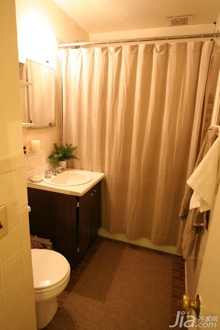 简约风格二居室简洁富裕型卫生间洗手台海外家居