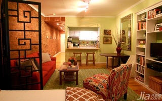 混搭风格三居室温馨富裕型客厅沙发海外家居