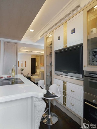 新古典风格公寓富裕型80平米吧台台湾家居
