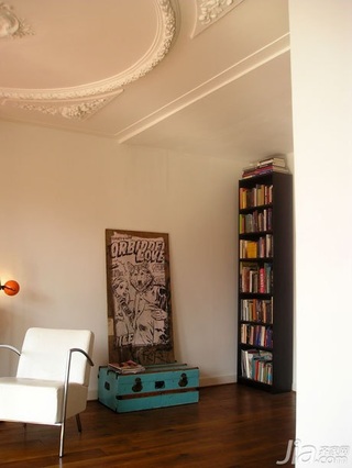 简约风格公寓经济型70平米书架海外家居