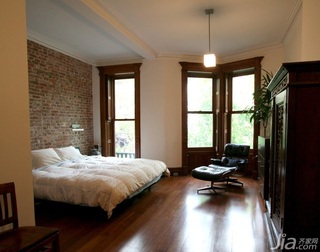 混搭风格三居室简洁富裕型卧室吊顶床海外家居
