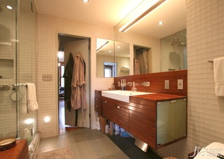 混搭风格三居室简洁富裕型卫生间洗手台海外家居