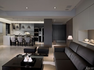 简约风格公寓富裕型140平米以上客厅吊顶沙发台湾家居