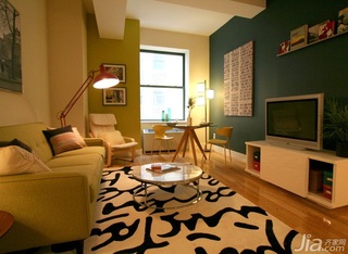 简约风格一居室简洁富裕型客厅沙发海外家居