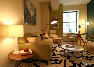 简约风格一居室简洁富裕型客厅沙发背景墙沙发海外家居