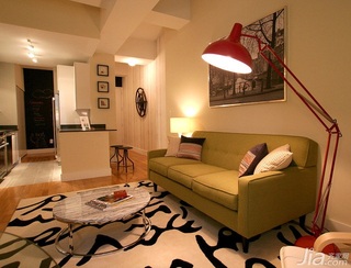 简约风格一居室富裕型客厅沙发背景墙沙发海外家居