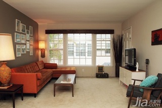 简约风格二居室简洁5-10万客厅沙发背景墙沙发海外家居