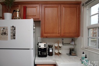 简约风格二居室简洁原木色5-10万厨房橱柜海外家居
