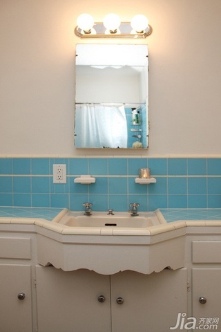 简约风格二居室简洁5-10万卫生间洗手台海外家居