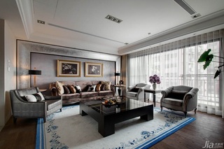 新古典风格公寓豪华型140平米以上客厅沙发背景墙沙发台湾家居