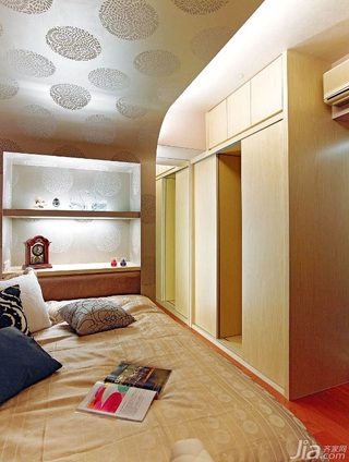 简约风格公寓豪华型卧室台湾家居