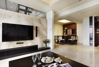简约风格复式富裕型140平米以上客厅电视背景墙电视柜台湾家居