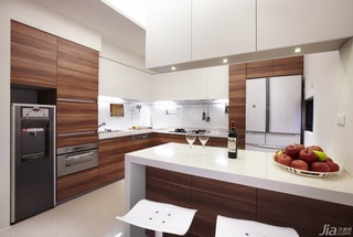 简约风格复式富裕型140平米以上厨房橱柜台湾家居