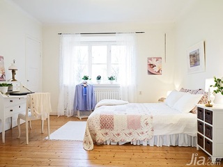 欧式风格小户型经济型50平米卧室床海外家居