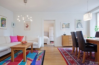 公寓经济型70平米客厅沙发效果图