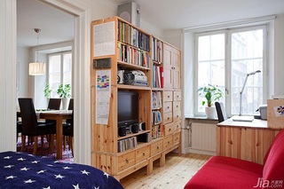 公寓经济型70平米书房书桌图片