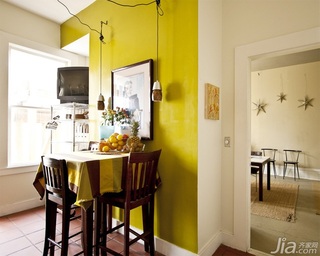 混搭风格别墅黄色富裕型餐桌海外家居
