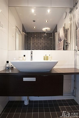 北欧风格公寓经济型70平米浴室柜海外家居