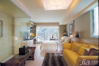 简约风格公寓富裕型90平米卧室吊顶床台湾家居